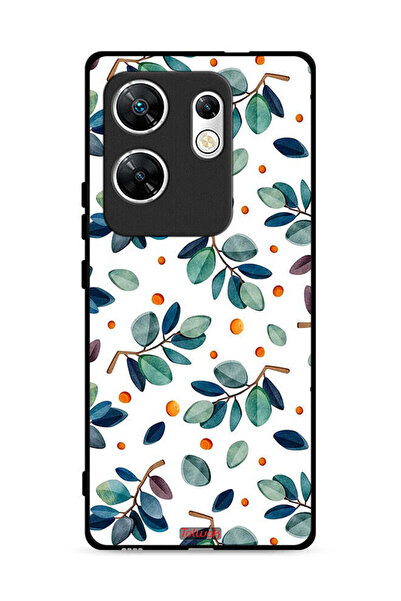 Tolwak غطاء حماية لهاتف Infinix Zero 30 4G بنقشة أوراق الشجر