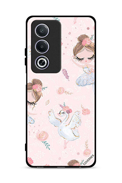 Covernex غطاء حماية Oppo A3 Pro 5G بتصميم فتاة وزهور
