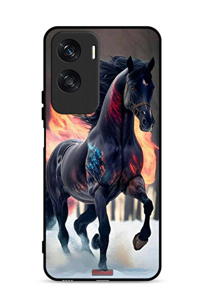 Tolwak غطاء حماية لهاتف Honor X50i 5G بتصميم حصان عالي الوضوح