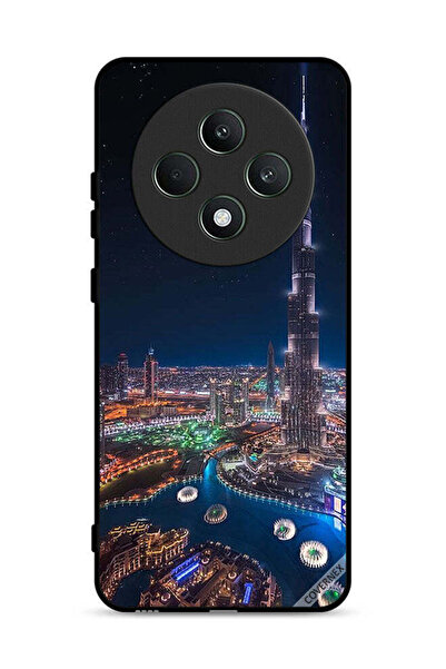 Covernex غطاء حماية لهاتف Oppo Reno12 F 4G بمنظر ليلي لوسط المدينة