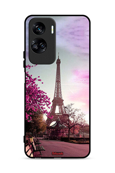 Tolwak غطاء حماية لهاتف Honor 90 Lite 5G بتصميم برج إيفل