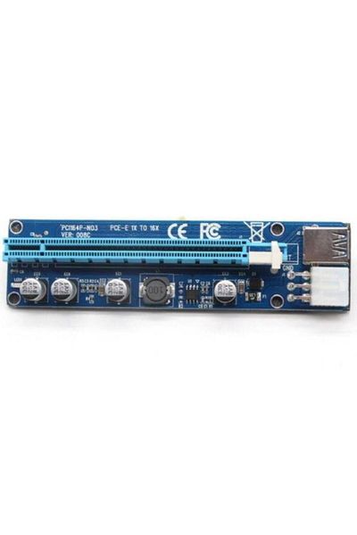 Wazney Riser 8C PCIE V008c - 4 capacitors