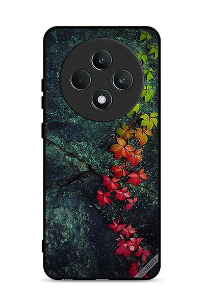 Covernex غطاء حماية لهاتف Oppo Reno12 F 5G بأوراق جميلة