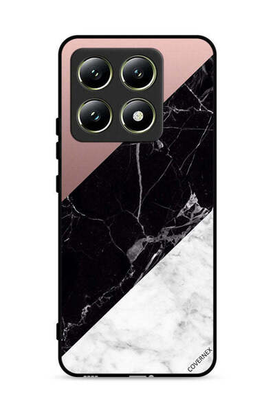 Covernex غطاء حماية لهاتف Xiaomi 14T 5G بنمط مزيج من الرخام والبساطة
