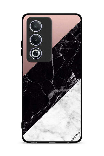 Covernex غطاء حماية لهاتف Oppo A3 Pro 5G بنمط مزيج من الرخام والبساطة