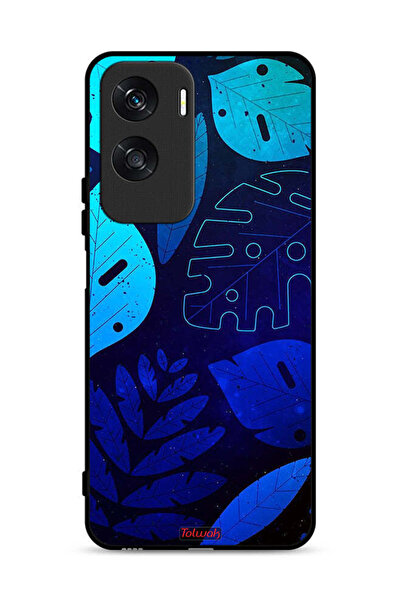 Tolwak غطاء حماية لهاتف Honor X50i 5G بنقشة أوراق الشجر
