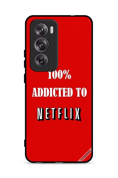 Covernex غطاء حماية لهاتف Oppo Reno12 Pro 5G، مدمن على Netflix بنسبة 100%