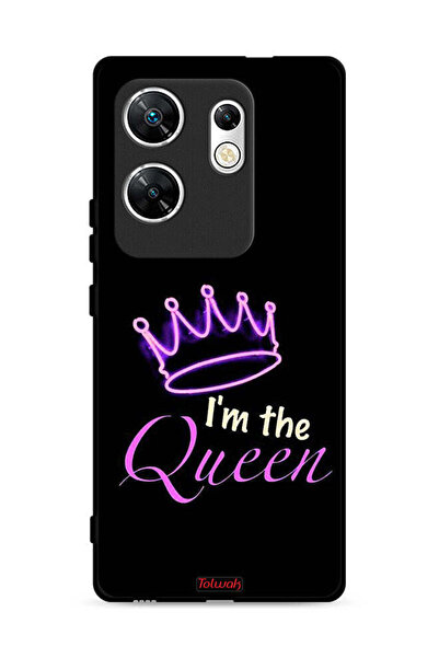 Tolwak غطاء حماية لهاتف Infinix Zero 30 4G أنا الملكة