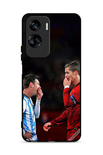 Covernex غطاء حماية لهاتف Honor 90 Lite 5G رونالدو وميسي في إطار واحد
