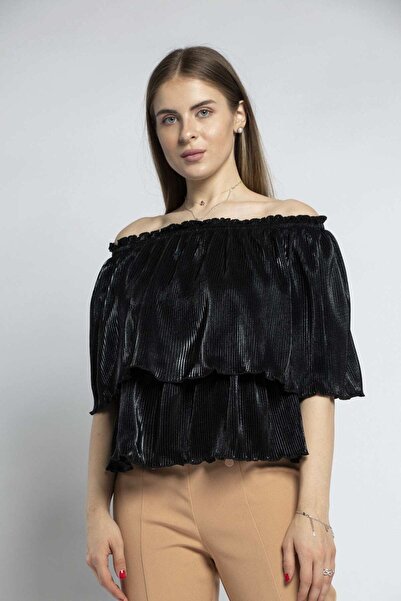 Nichii Women's Long Sleeve Off-Shoulder Blouse