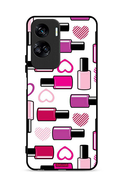 Tolwak غطاء حماية لهاتف Honor 90 Lite 5G - محبو أحمر الشفاه