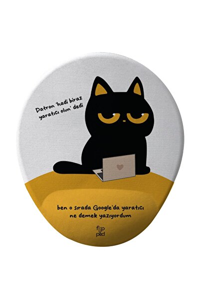 Flipped Yaratıcı Olun Bilek Destekli Mousepad