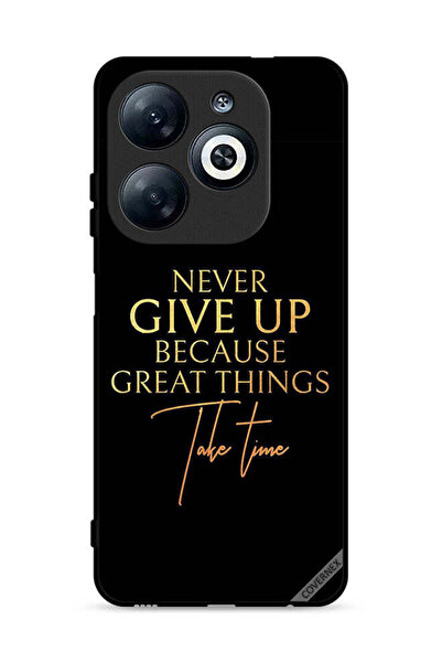 Covernex غطاء حماية لهاتف Infinix Smart 8 4G لا تستسلم أبدًا لأن الأشياء العظ...