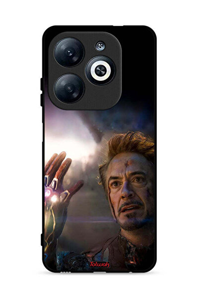 Tolwak غطاء حماية لهاتف Infinix Smart 8 4G، أنا الرجل الحديدي