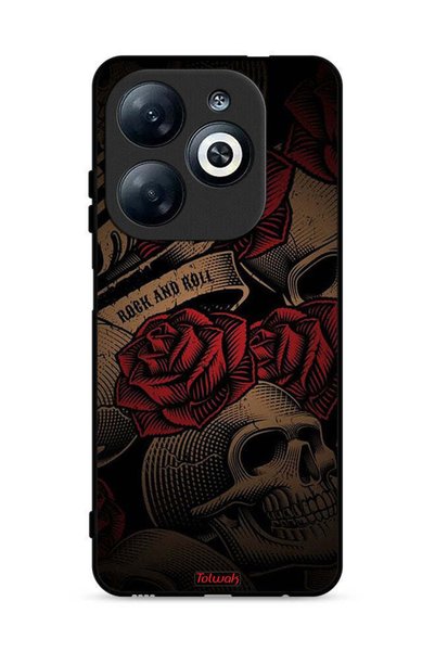 Tolwak Infinix Smart 8 4G Protective Case Cover Rok And Roll