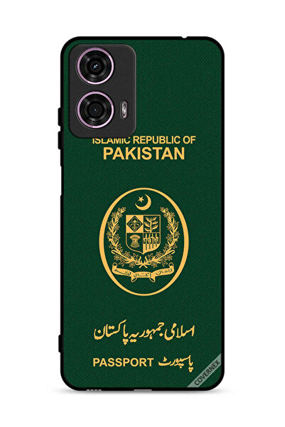 Covernex غطاء حماية لهاتف موتورولا موتو جي 24 4G بنمط جواز سفر باكستاني