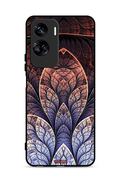 Tolwak غطاء حماية لهاتف Honor 90 Lite 5G بتصميم زهور كسورية تجريدية