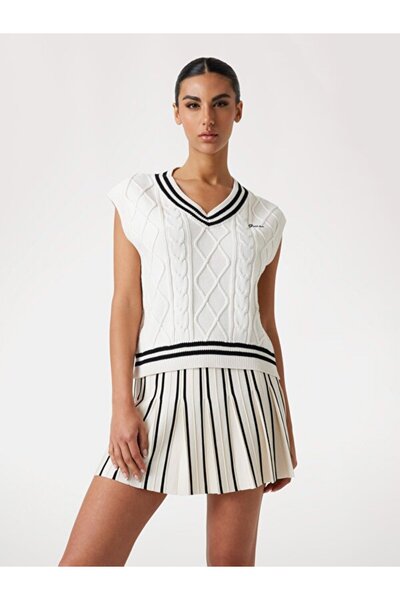 Guess Vestă fără mâneci pentru femei, din tricotaje din amestec modal activ