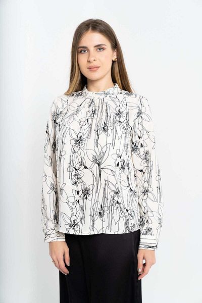Nichii Floral Long Sleeve Women's Top