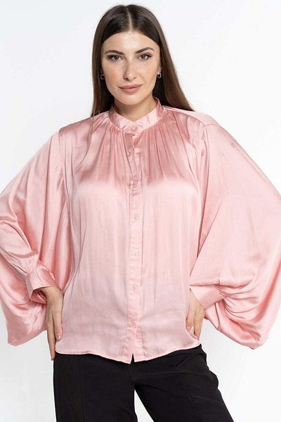 Nichii Solid Women's Butterfly Sleeve Blouse