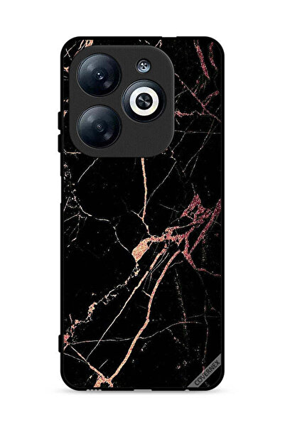 Covernex غطاء حماية لهاتف Infinix Smart 8 4G بنقشة رخامية متشققة