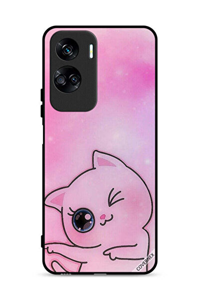 Covernex غطاء حماية لهاتف Honor 90 Lite 5G بتصميم Go This Way Kitten