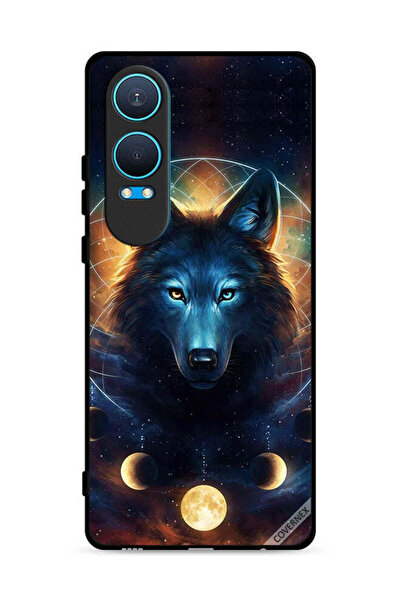Covernex غطاء حماية لهاتف OnePlus Nord CE4 Lite 5G بتصميم ذئب في الفضاء