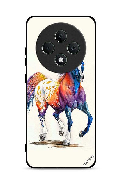Covernex غطاء حماية لهاتف Oppo Reno12 F 4G برسومات حصان