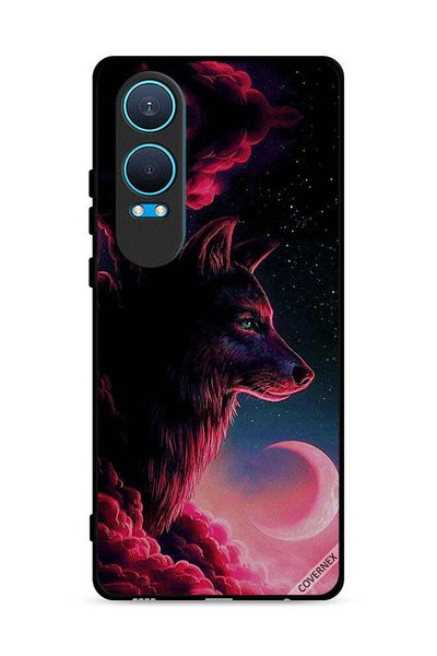Covernex غطاء حماية لهاتف OnePlus Nord CE4 Lite 5G برسومات الذئب
