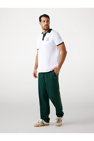 Guess Ανδρικό μπλουζάκι πόλο με κανονική εφαρμογή Emblem