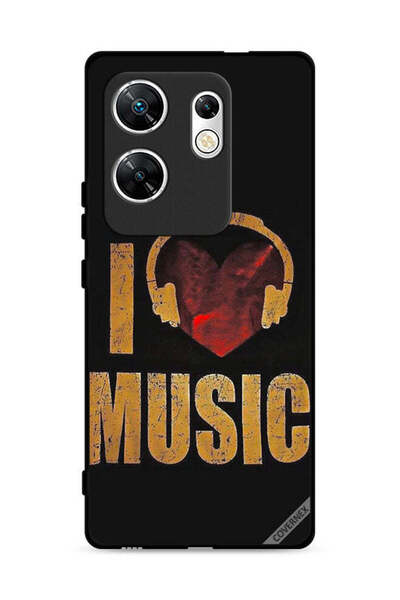 Covernex غطاء حماية لهاتف Infinix Zero 30 4G بتصميم عتيق وأحب الموسيقى