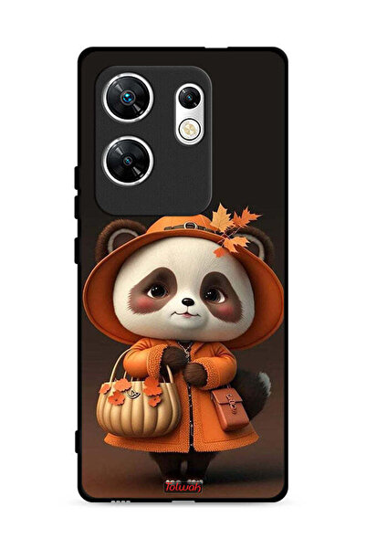 Tolwak غطاء حماية لهاتف Infinix Zero 30 4G بتصميم سيدة الباندا اللطيفة