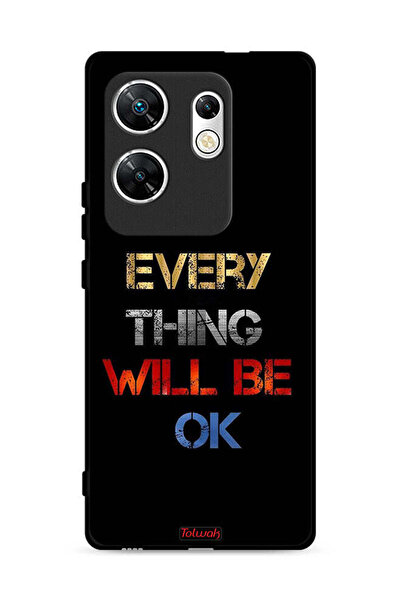 Tolwak غطاء حماية لهاتف Infinix Zero 30 4G كل شيء سيكون على ما يرام