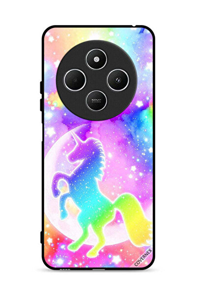 Covernex Xiaomi Redmi 14R 5G Protective Case Cover Rainbow Unicorn