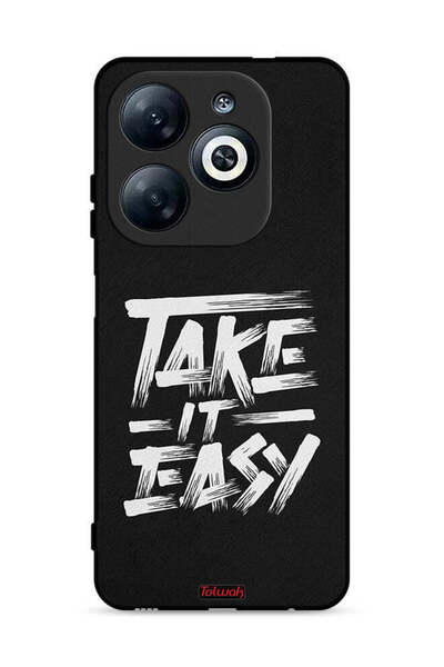 Tolwak Infinix Smart 8 4G Protective Case Cover Take It Easy
