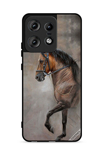 Covernex غطاء حماية لهاتف موتورولا إيدج 50 برو 5G، صورة حصان عتيقة