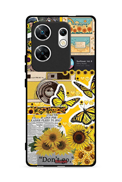 Tolwak غطاء حماية لهاتف Infinix Zero 30 4G مع اقتباسات وملصقات