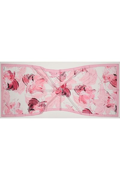 Bonjela Cotton Soft Shal Pink Series Ethnic Flower Pattern