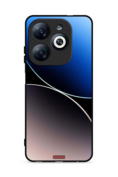 Tolwak غطاء حماية لهاتف Infinix Smart 8 4G بنمط خطوط منحنية