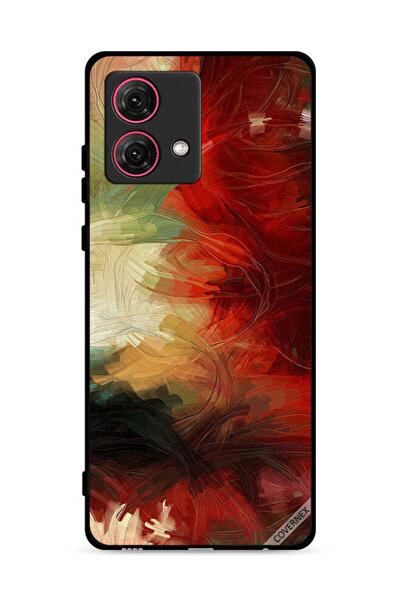 Covernex غطاء حماية لهاتف موتورولا موتو جي 84 5 جي برسومات فنية