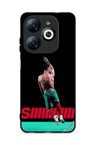 Covernex غطاء حماية لهاتف إنفينيكس سمارت 8 4G رونالدو في الهواء