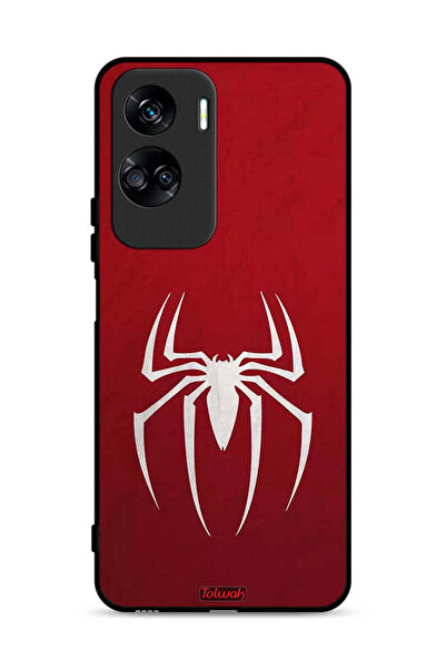 Tolwak غطاء حماية لهاتف Honor 90 Lite 5G بتصميم Spider Icon