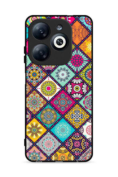 Covernex غطاء حماية لهاتف إنفينيكس سمارت 8 4G بنقشة ماندالا إسلامية