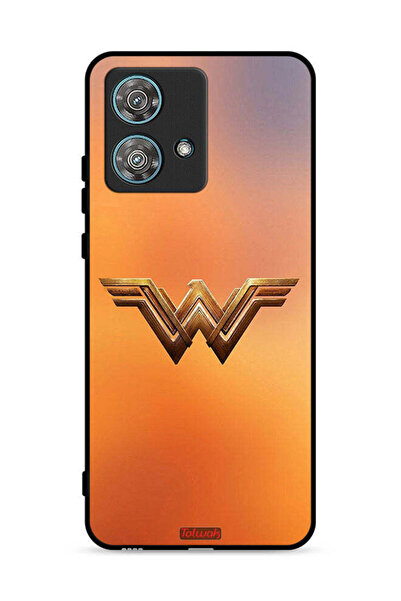 Tolwak غطاء حماية لهاتف موتورولا إيدج 40 نيو 5G بشعار Wonder Women
