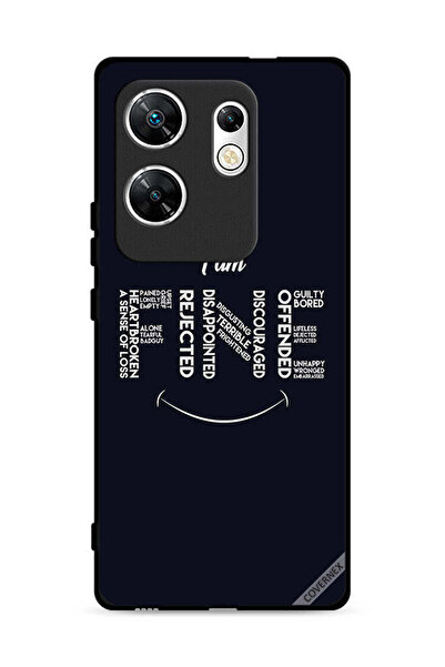 Covernex غطاء حماية لهاتف Infinix Zero 30 4G بطبعة "أنا بخير"