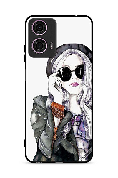 Covernex Motorola Moto G24 4G Protective Case Cover Stylish Cute Girl
