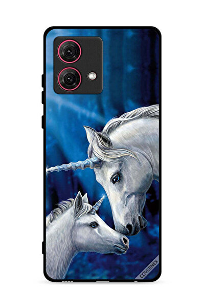 Covernex غطاء حماية لهاتف موتورولا موتو جي 84 5 جي - محب يونيكورن - طفل يونيكورن