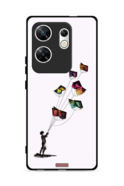 Tolwak غطاء حماية لهاتف Infinix Zero 30 4G بتصميم طائرات ورقية