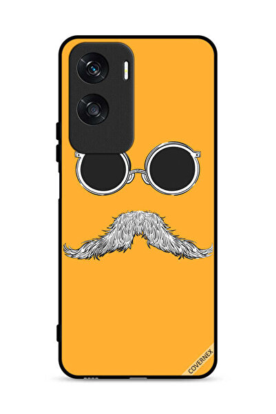 Covernex غطاء حماية لهاتف Honor X50i 5G مع نظارات وفن الشارب