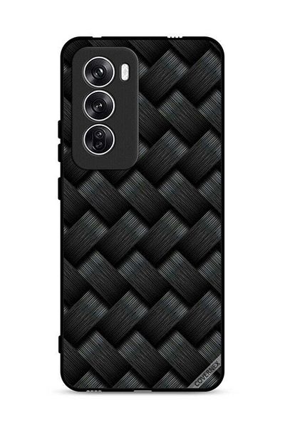 Covernex غطاء حماية لهاتف Oppo Reno12 5G بنقشة خطوط داكنة